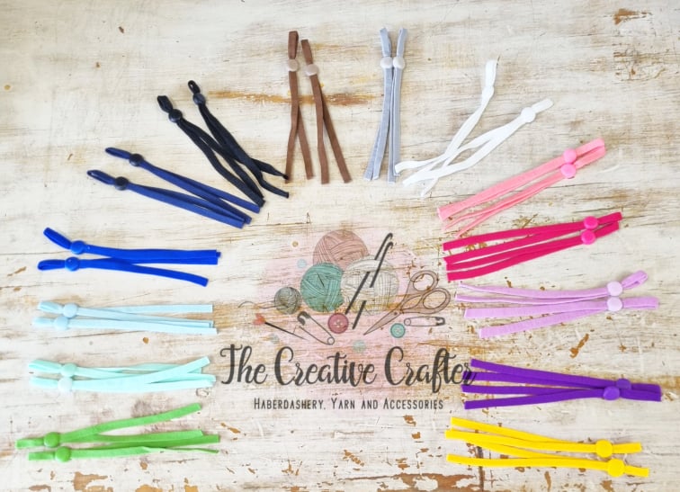 Mask elastic with toggle