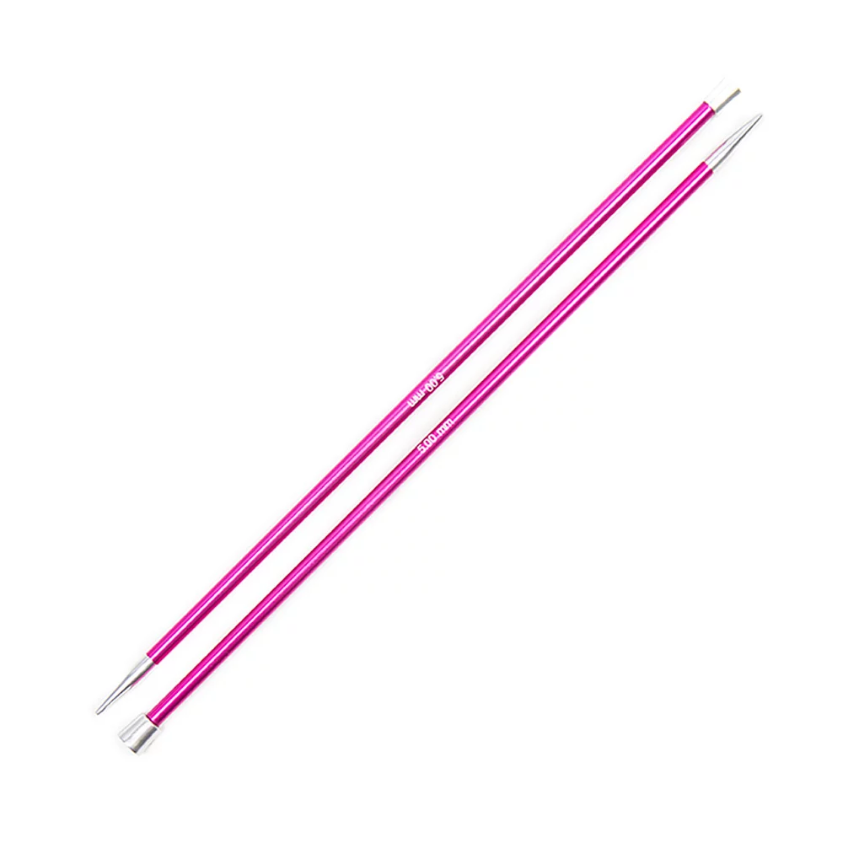 Coloured Single Pointed Straight Knitting Needles Knit Pro Zing