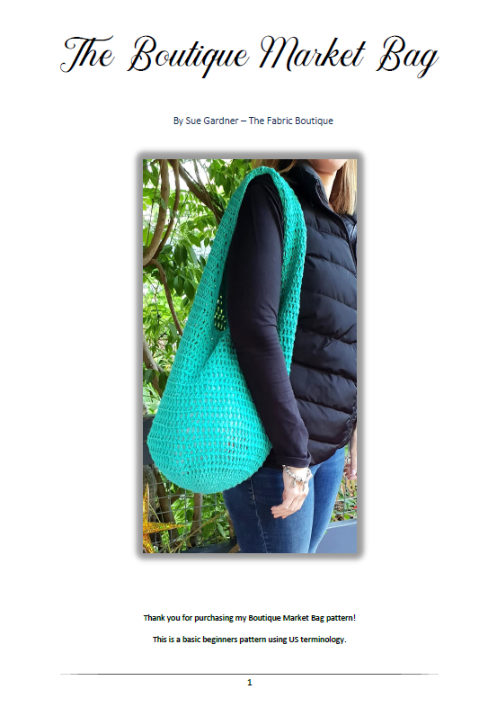Crochet Market Bag *pattern only*