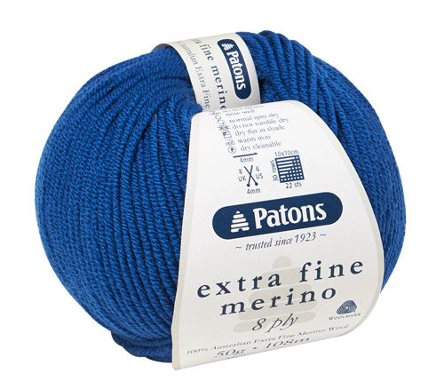 Patons Extra Fine Merino 8ply