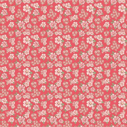 Dots & Posies Poppy Cotton